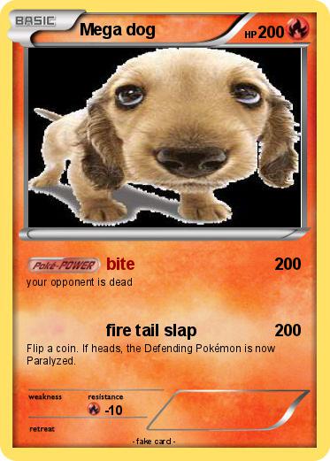 Pokemon Mega dog