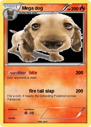 Pokemon Mega dog