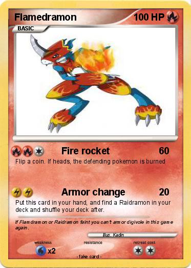 Pokemon Flamedramon