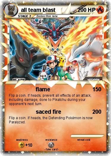 Pokemon all team blast