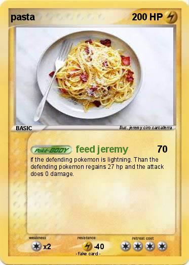 Pokemon pasta