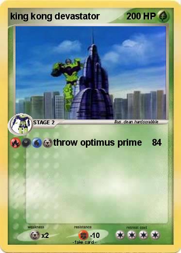Pokemon king kong devastator