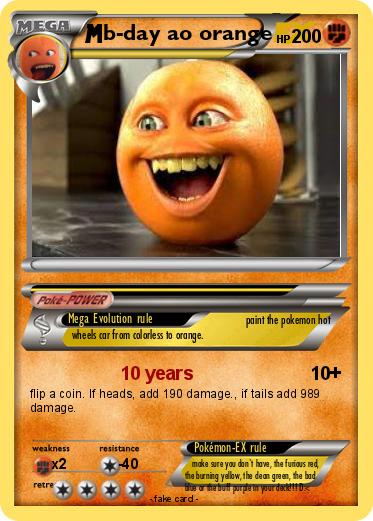 Pokemon b-day ao orange