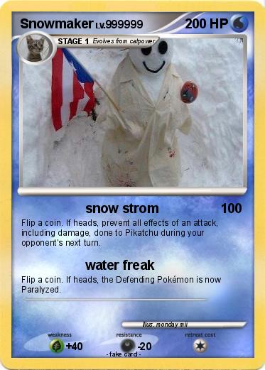 Pokemon Snowmaker