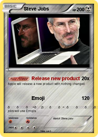 Pokemon Steve Jobs
