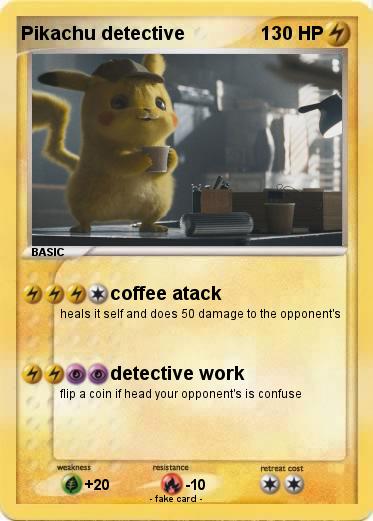 Pokemon Pikachu detective