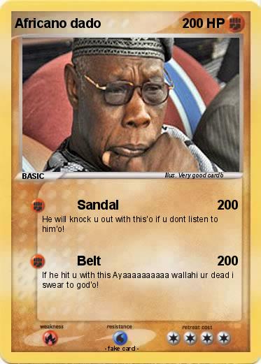 Pokemon Africano dado