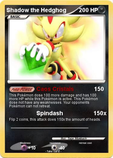 Pokemon Shadow the Hedghog