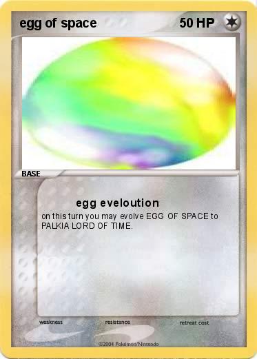 Pokemon egg of space