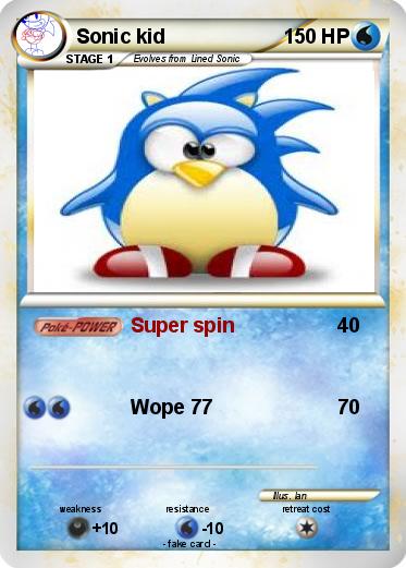 Pokemon Sonic kid
