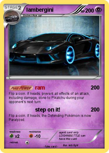 Pokemon lambergini