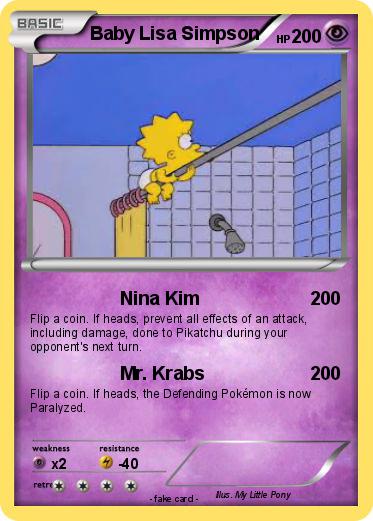 Pokemon Baby Lisa Simpson