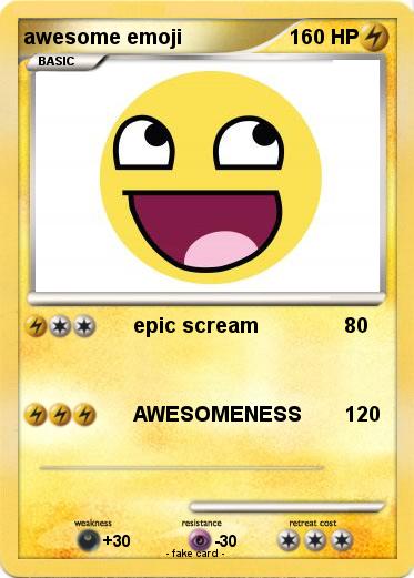 Pokemon awesome emoji
