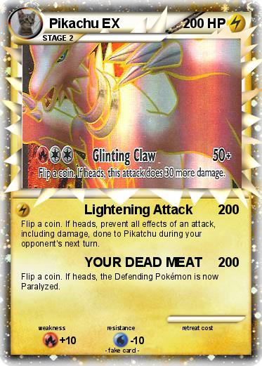 Pokemon Pikachu EX