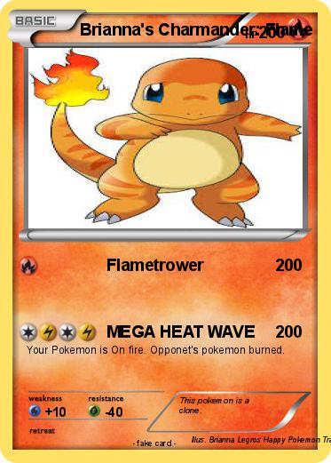 Pokemon Brianna's Charmander: Flame