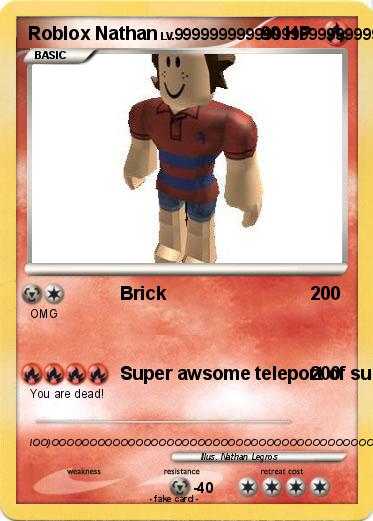 Pokemon Roblox Nathan Pokemon Roblox Nathan