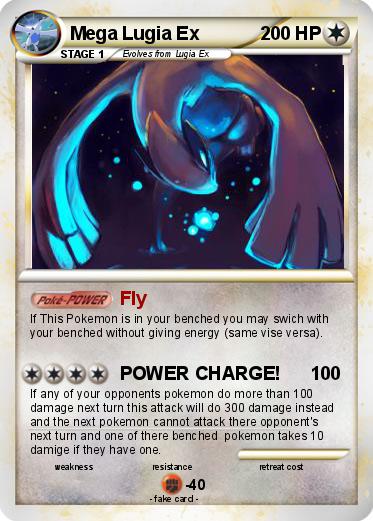 Pokemon Mega Lugia Ex