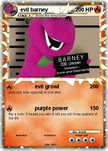 Pokemon evil barney