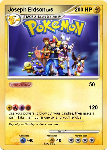 Pokemon Joseph Eidson