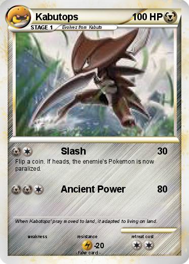 Pokemon Kabutops