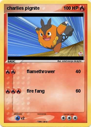 Pokemon charlies pignite
