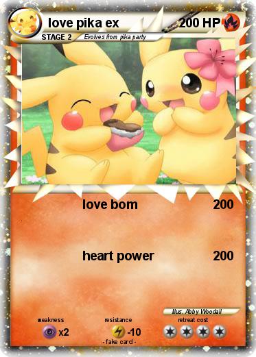 Pokemon love pika ex