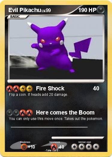Pokemon Evil Pikachu