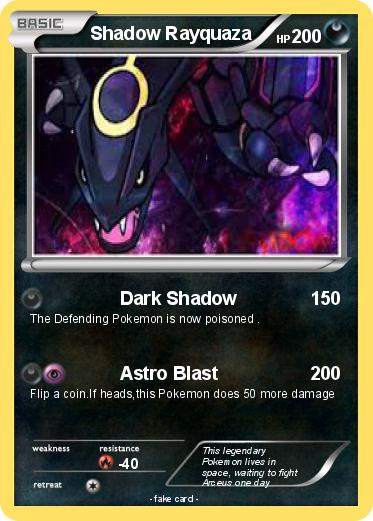 Pokemon Shadow Rayquaza