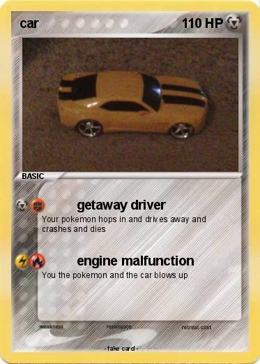 Pokemon car