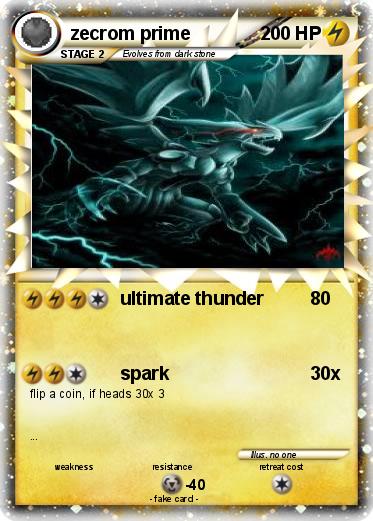 Pokemon zecrom prime