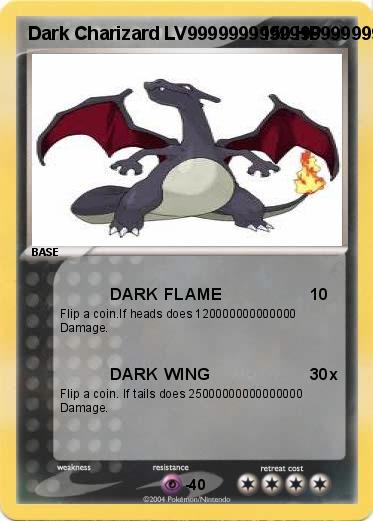 Pokemon Dark Charizard LV99999999999999999999