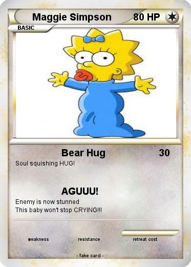 Pokemon Maggie Simpson