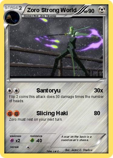 Pokemon Zoro Strong World