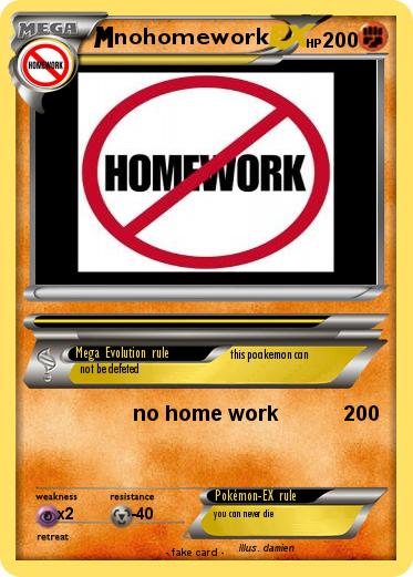Pokemon nohomework