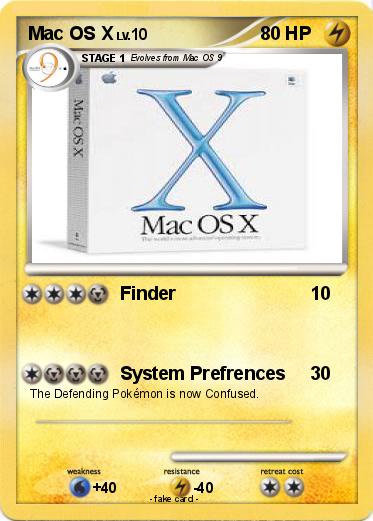 Pokemon Mac OS X