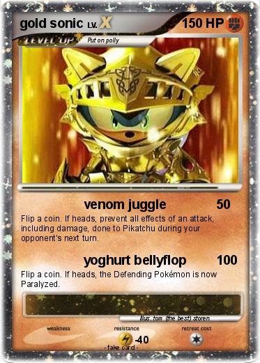 Pokemon gold sonic