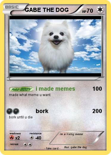 Pokemon GABE THE DOG
