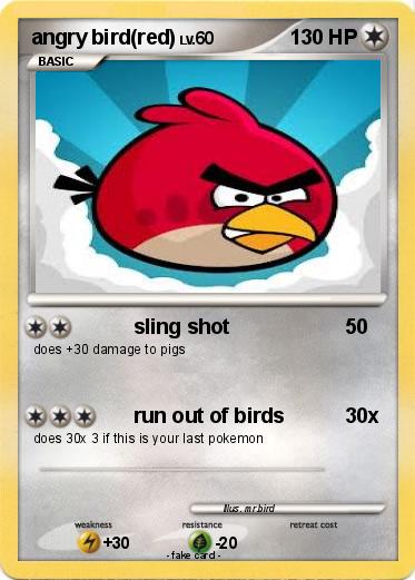 Pokemon angry bird(red)