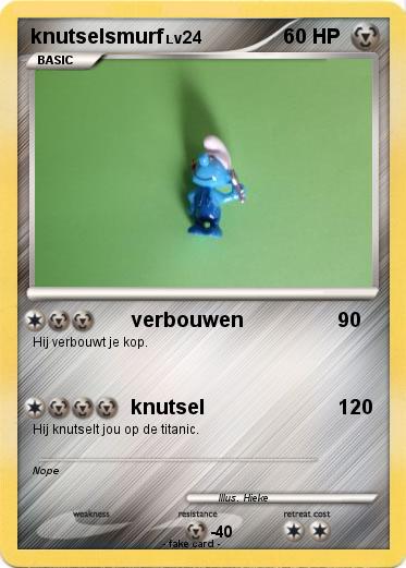 Pokemon knutselsmurf