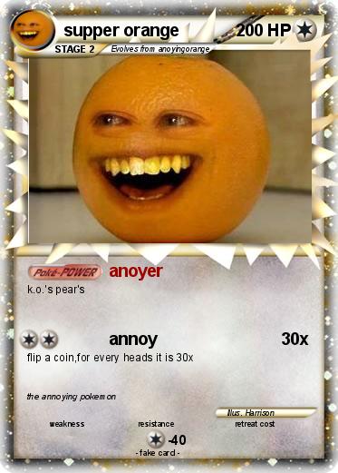 Pokemon supper orange