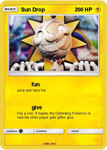 Pokemon Sun Drop