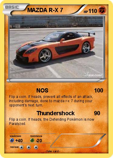 Pokemon MAZDA R-X 7