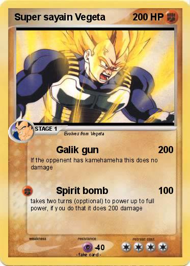 Pokemon Super sayain Vegeta