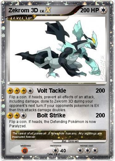 Pokemon Zekrom 3D