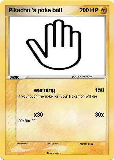 Pokemon Pikachu 's poke ball