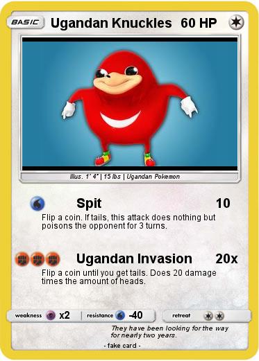 Pokemon Ugandan Knuckles
