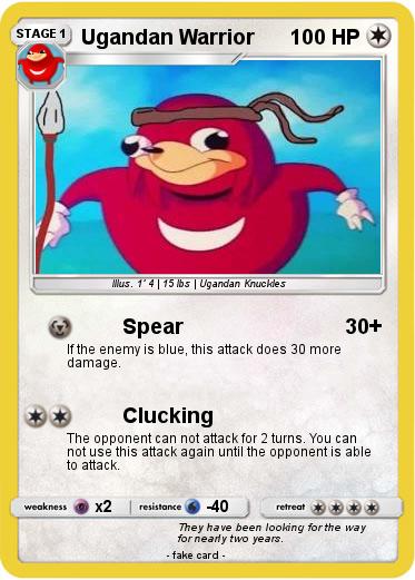 Pokemon Ugandan Warrior