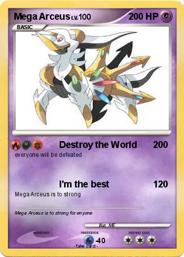Pokemon Mega Arceus