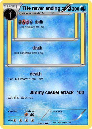 Pokemon THe never ending card
