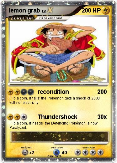 Pokemon lemon grab